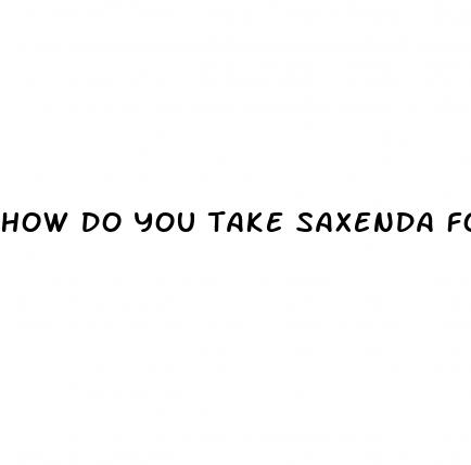 how do you take saxenda for weight loss