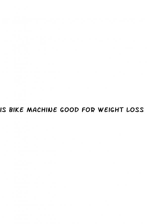 is bike machine good for weight loss