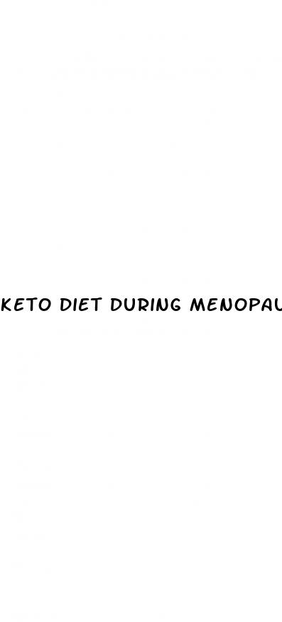keto diet during menopause