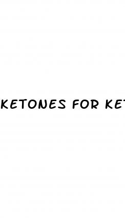 ketones for keto diet