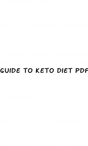 guide to keto diet pdf