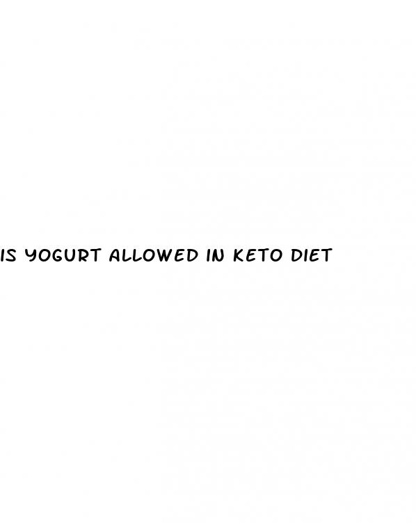 is yogurt allowed in keto diet