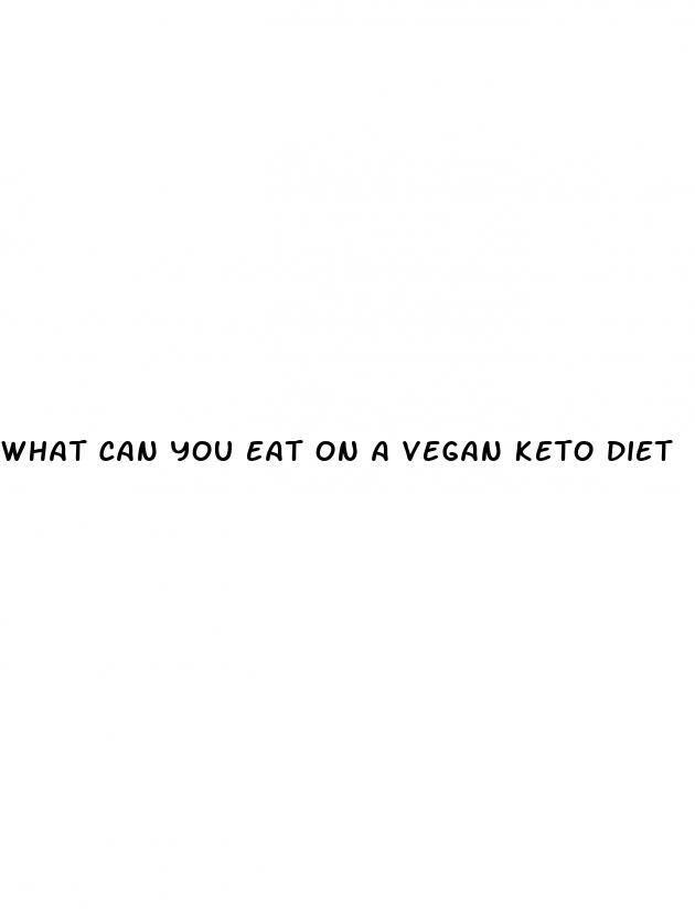 what can you eat on a vegan keto diet