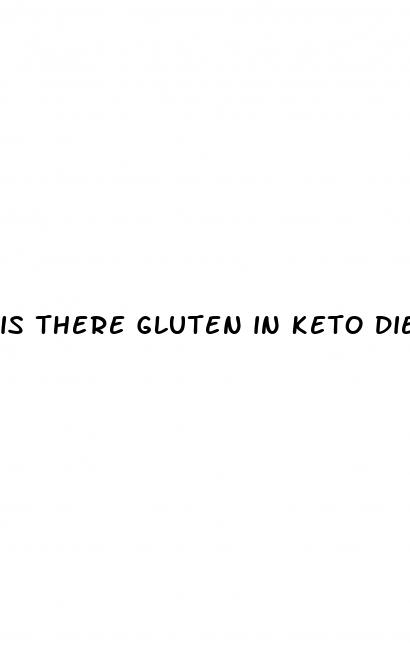 is there gluten in keto diet