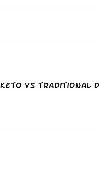 keto vs traditional diet