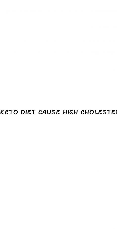 keto diet cause high cholesterol