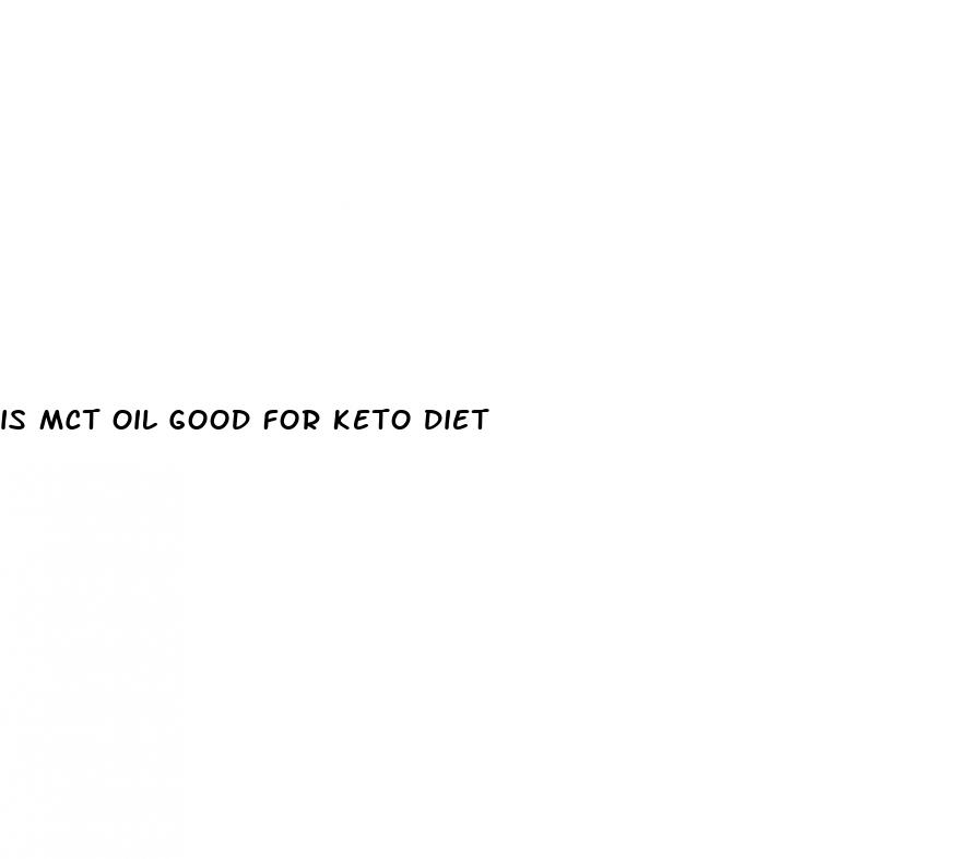 is mct oil good for keto diet