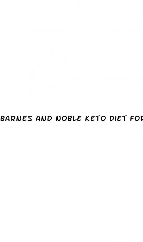 barnes and noble keto diet for beginners