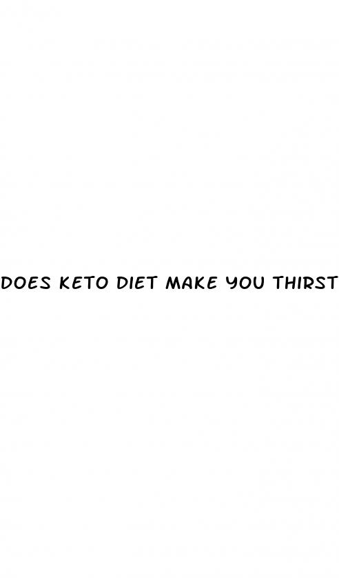 does keto diet make you thirsty