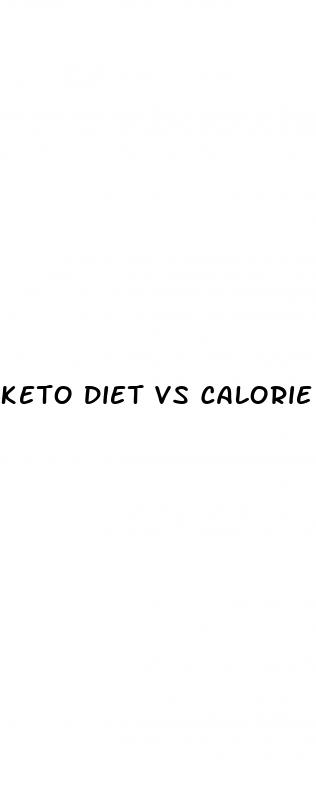 keto diet vs calorie counting