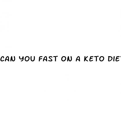 can you fast on a keto diet