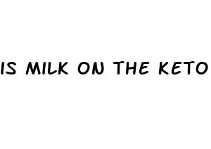 is milk on the keto diet