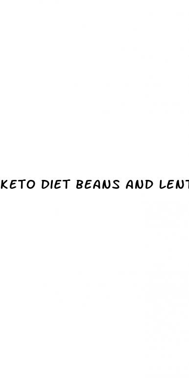 keto diet beans and lentils