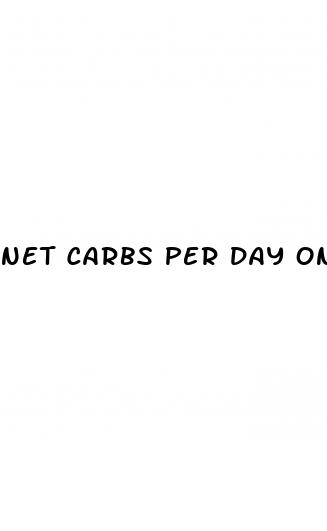 net carbs per day on keto diet