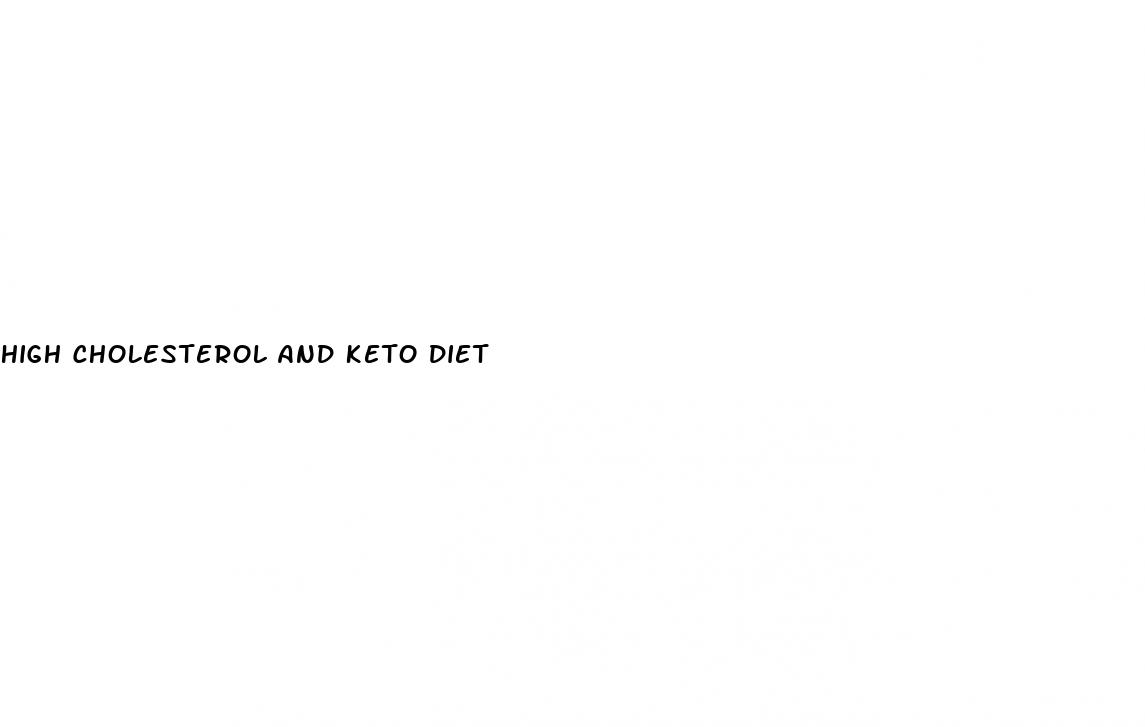 high cholesterol and keto diet