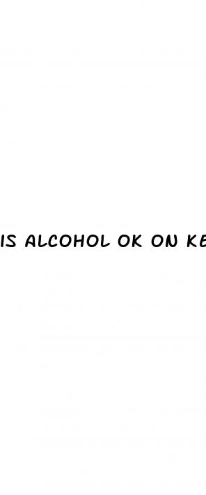 is alcohol ok on keto diet