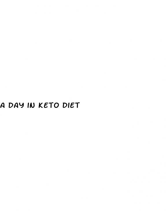a day in keto diet