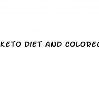 keto diet and colorectal cancer