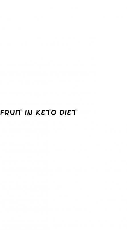 fruit in keto diet