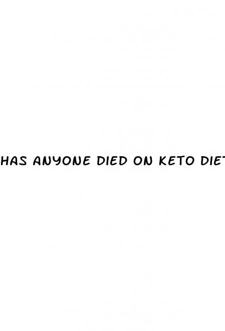 has anyone died on keto diet