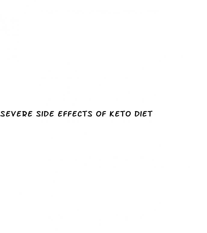 severe side effects of keto diet