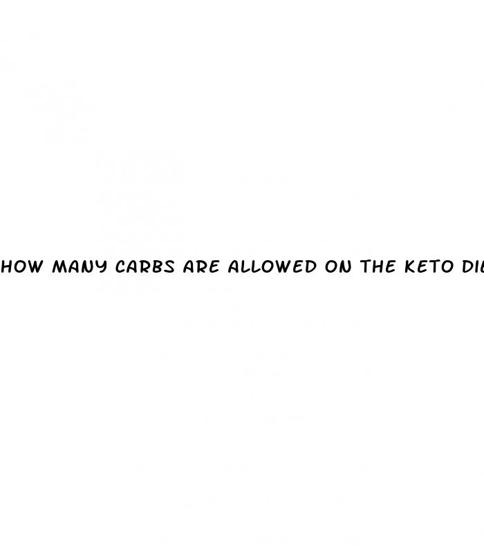 how many carbs are allowed on the keto diet
