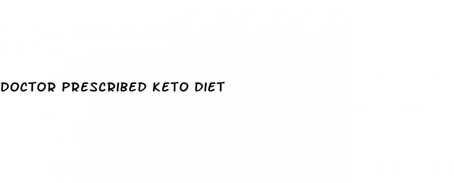 doctor prescribed keto diet