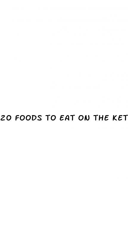 20 foods to eat on the keto diet