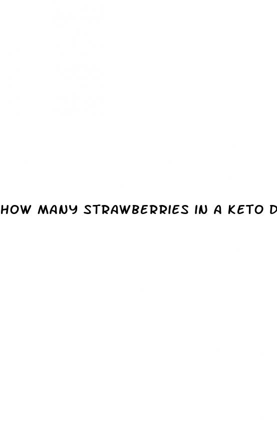 how many strawberries in a keto diet
