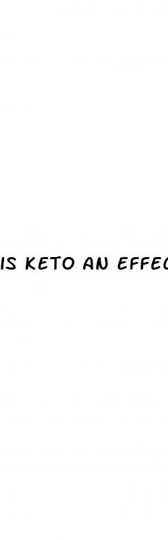 is keto an effective diet