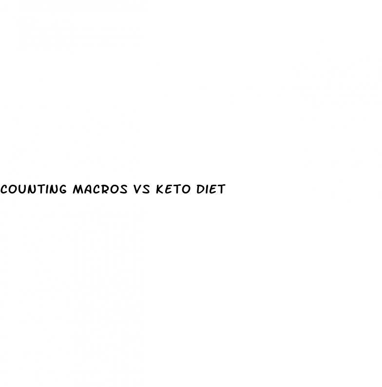 counting macros vs keto diet