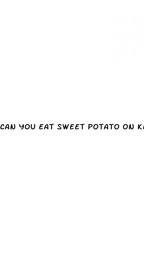 can you eat sweet potato on keto diet