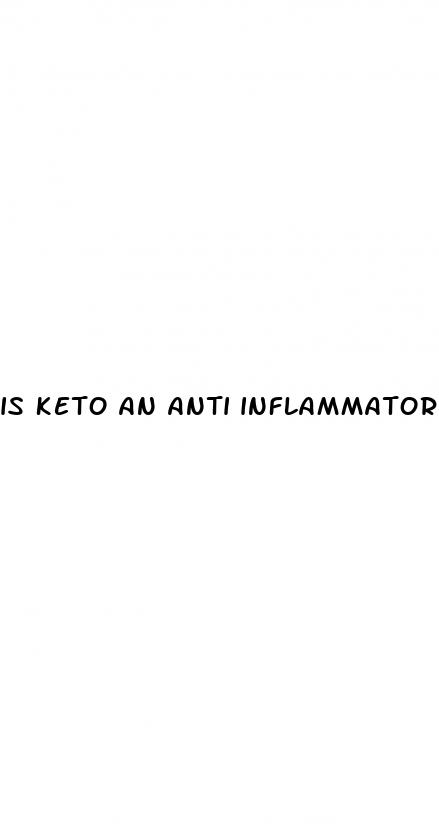 is keto an anti inflammatory diet
