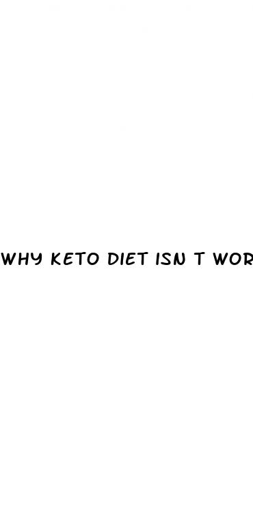 why keto diet isn t working