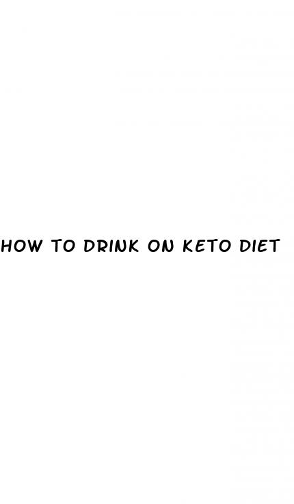 how to drink on keto diet