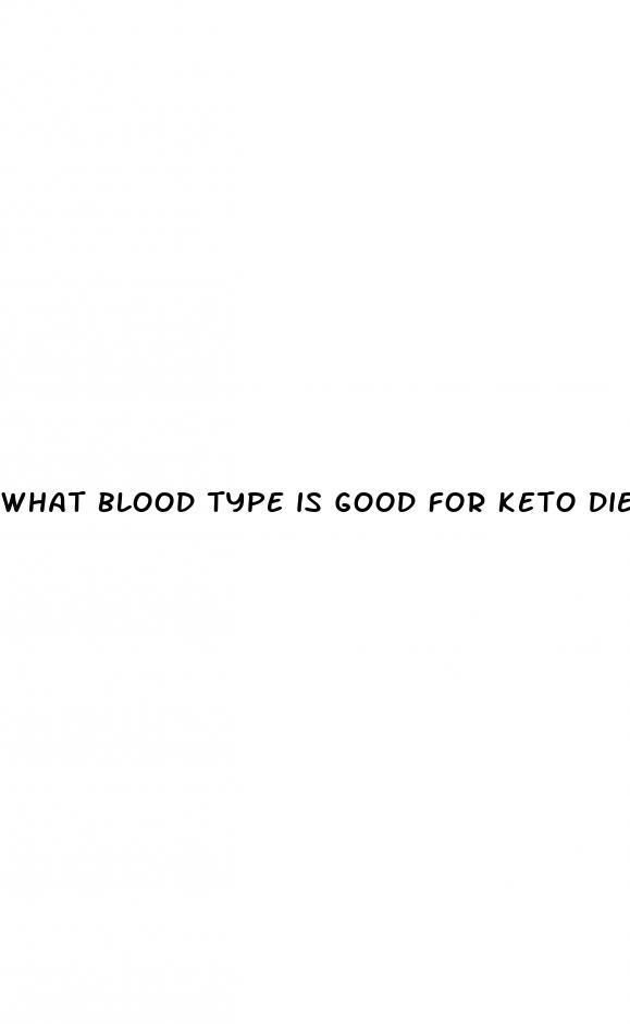 what blood type is good for keto diet