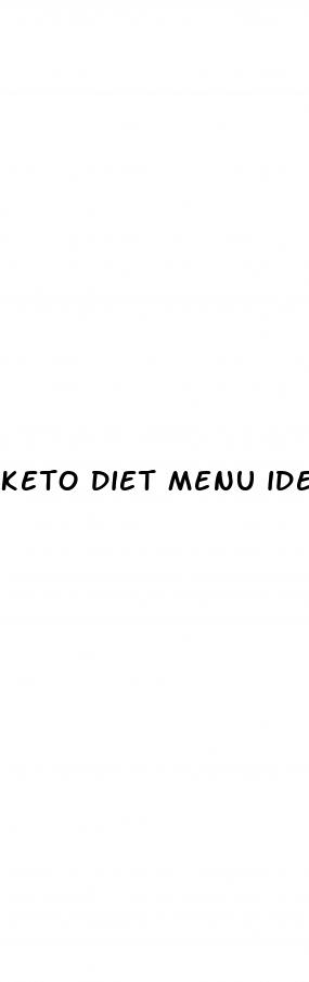 keto diet menu ideas