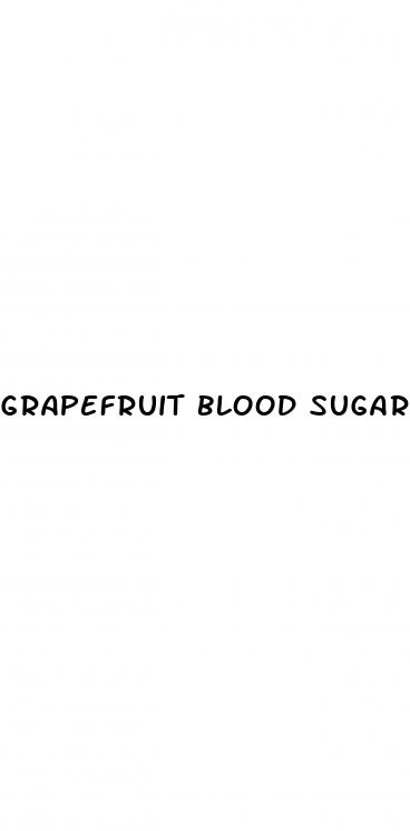 grapefruit blood sugar