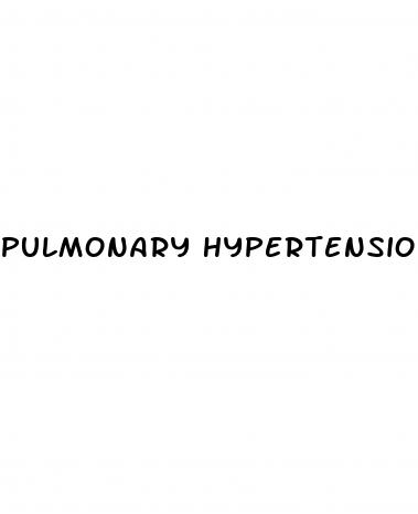 pulmonary hypertension diabetes