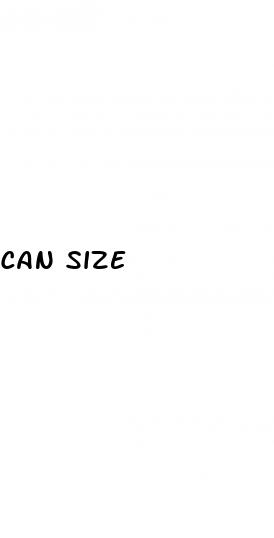 can size