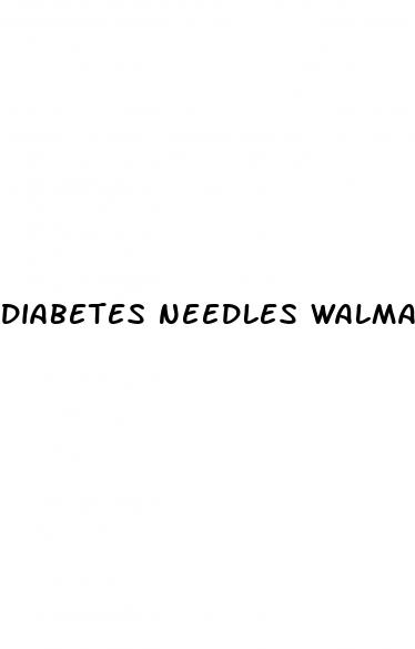 diabetes needles walmart