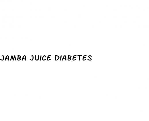 jamba juice diabetes