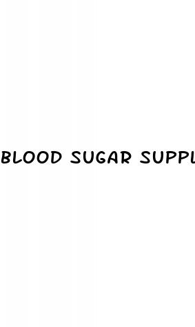 blood sugar supplement