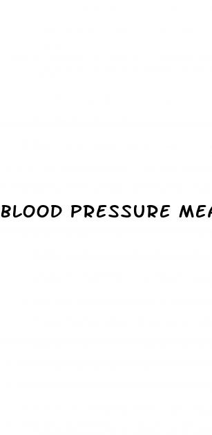 blood pressure mean