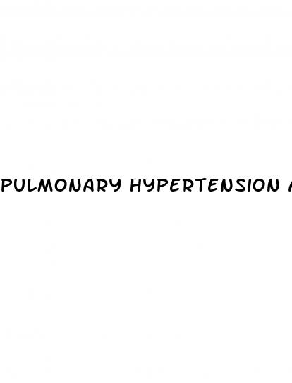 pulmonary hypertension alcohol