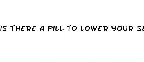 is there a pill to lower your sex drive