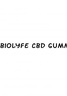 biolyfe cbd gummies penis enlargement