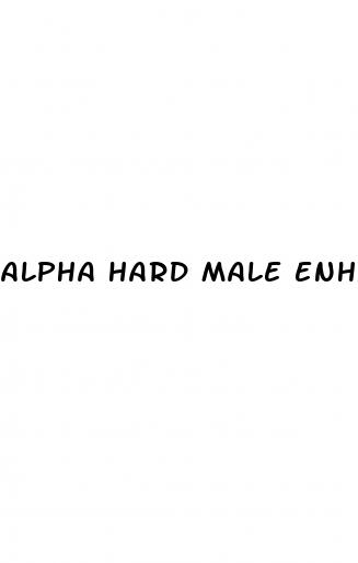 alpha hard male enhancement formula