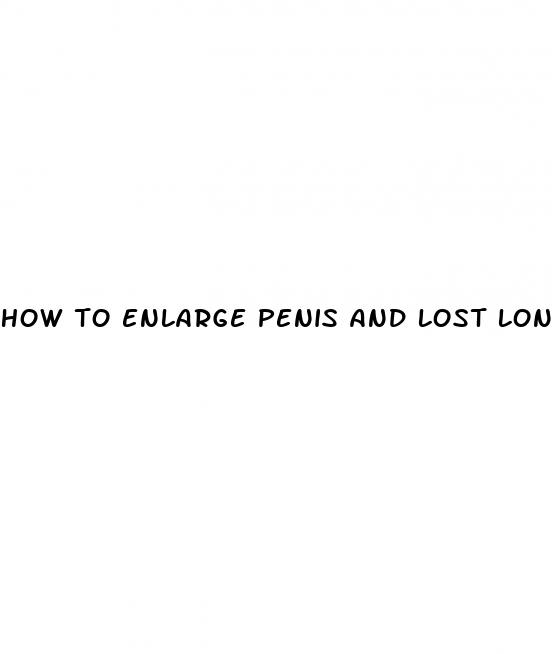 how to enlarge penis and lost longer in bed naturally