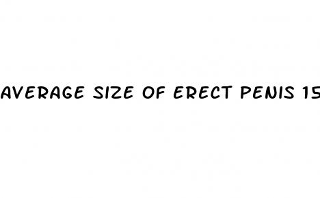 average size of erect penis 15 yo
